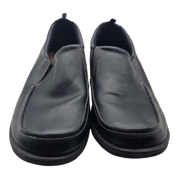 George Mens Shoes Loafers  Sz 6M Black  Leather Slip On main image 4